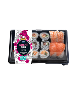 Lerøy kymmenen palan Bimi-sushirasia