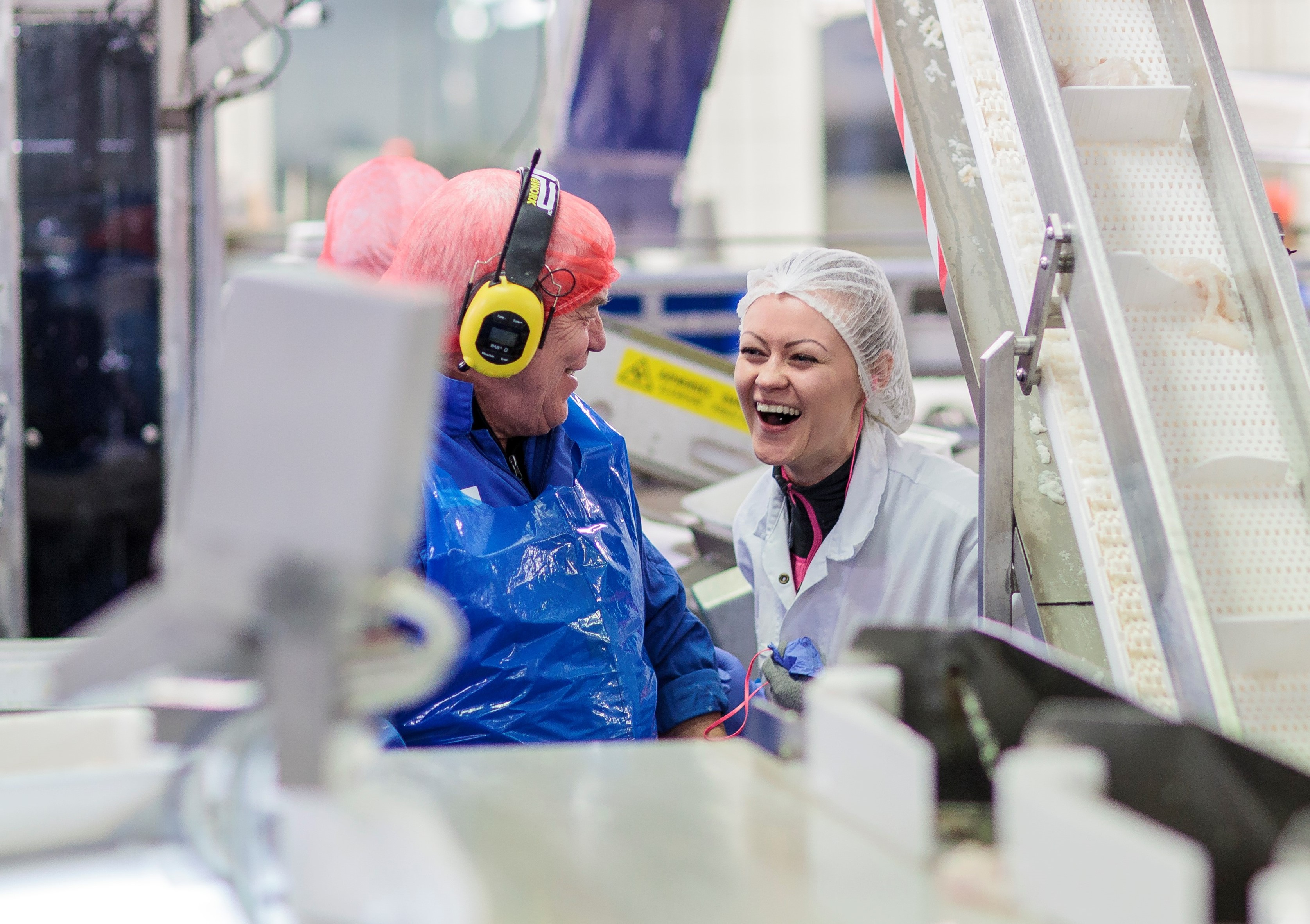 Employee working at the storage facility