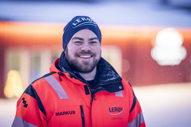 Markus Jenssen, production manager Laksefjord, profile picture