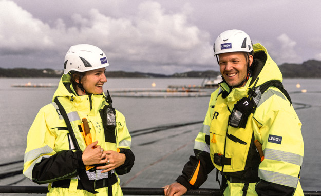 Mette and Arne at the facility Skjerholmen.