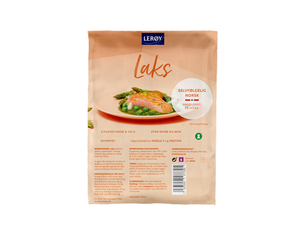 Laks naturell forpakning