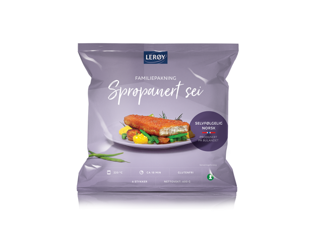 Sprøpanert sei